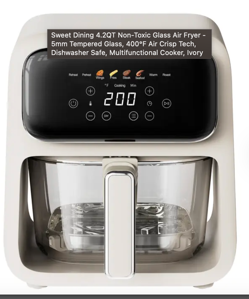 Glass Air Fryer