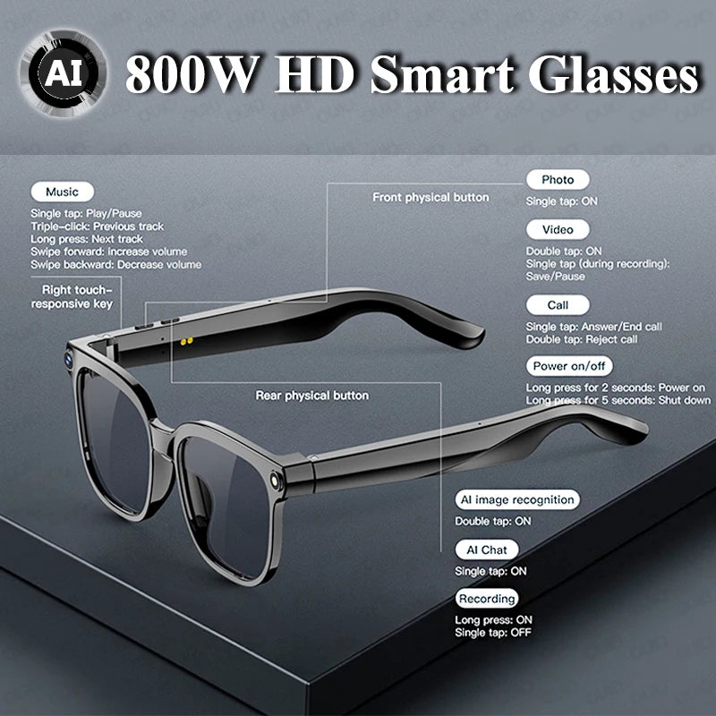 PureView™ AI Smart Glasses