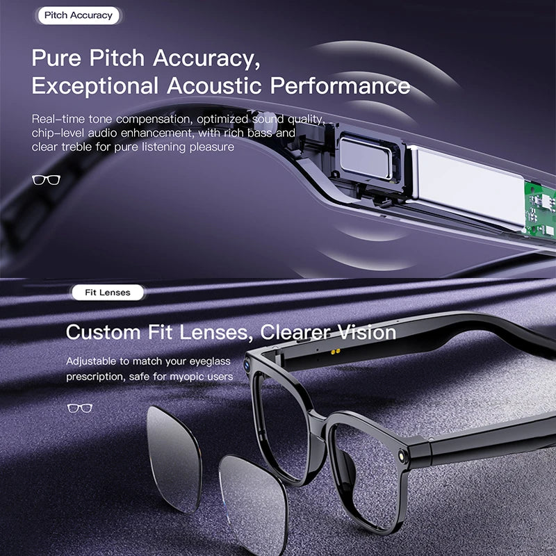 PureView™ AI Smart Glasses